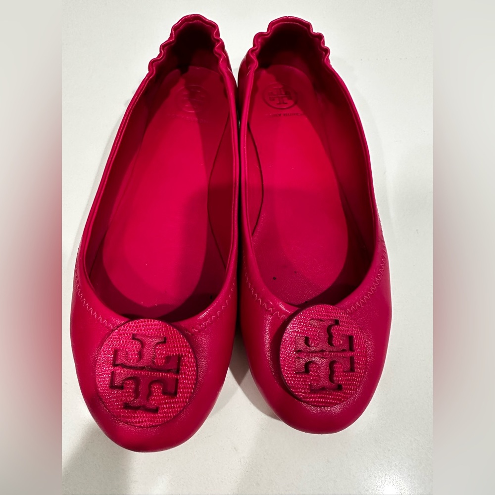 Pink size 7 Tory Burch flats
